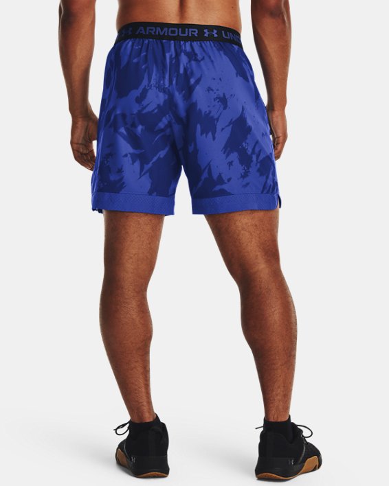 Men's UA Vanish Woven 6" Printed Shorts in Blue image number 1